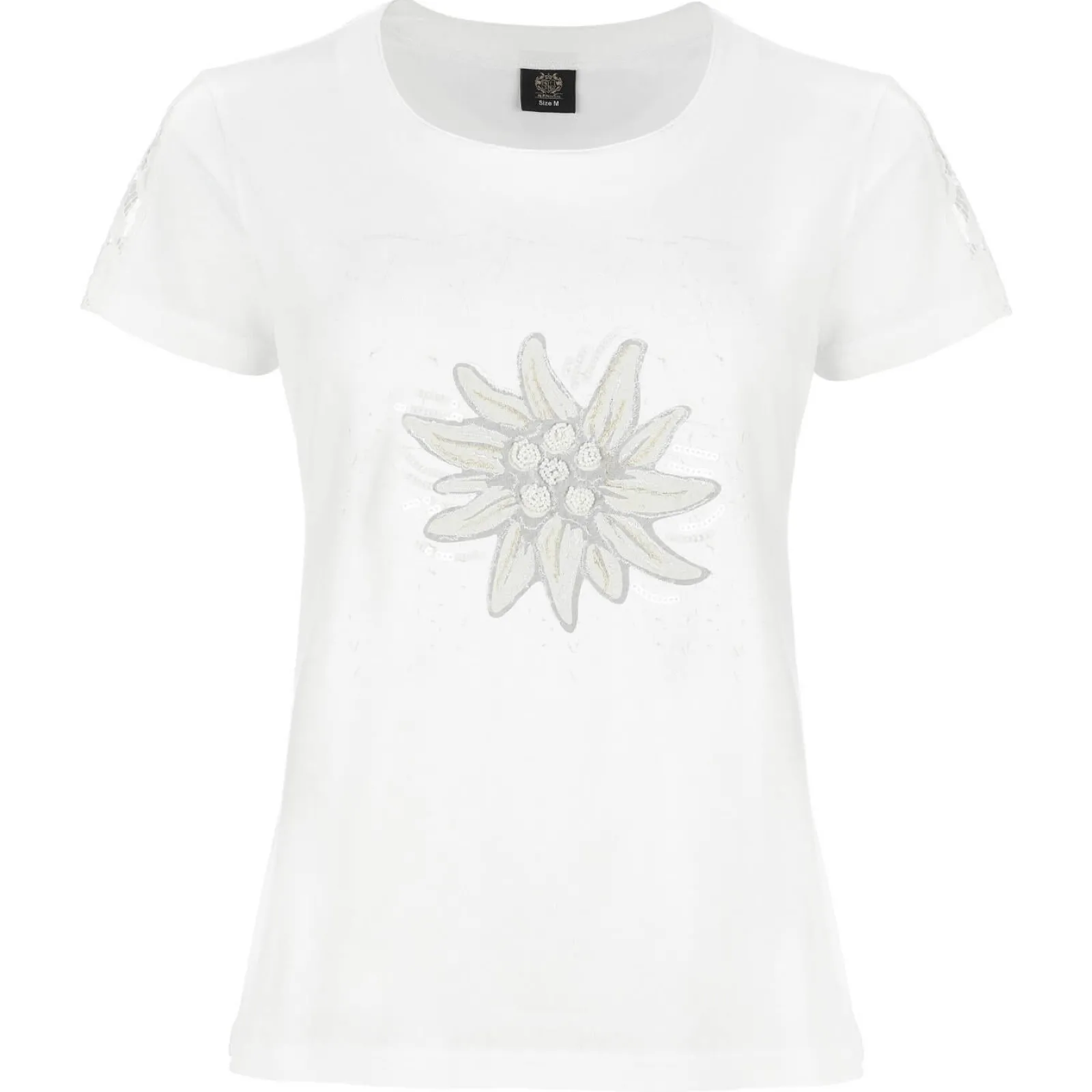 Zillertaler Trachtenwelt Kinder T-Shirt "Edel", Weiß Outlet