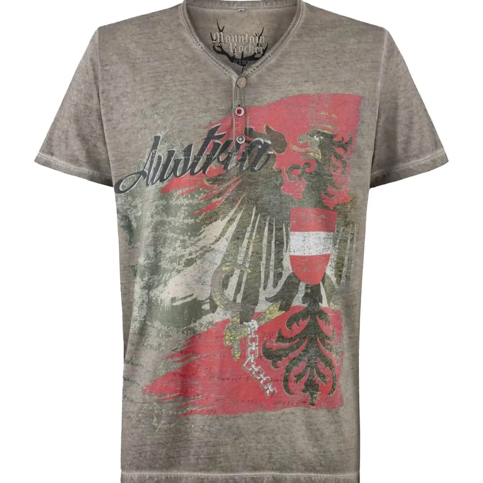 Zillertaler Trachtenwelt Kinder T-Shirt "Egon", Grau Best Sale