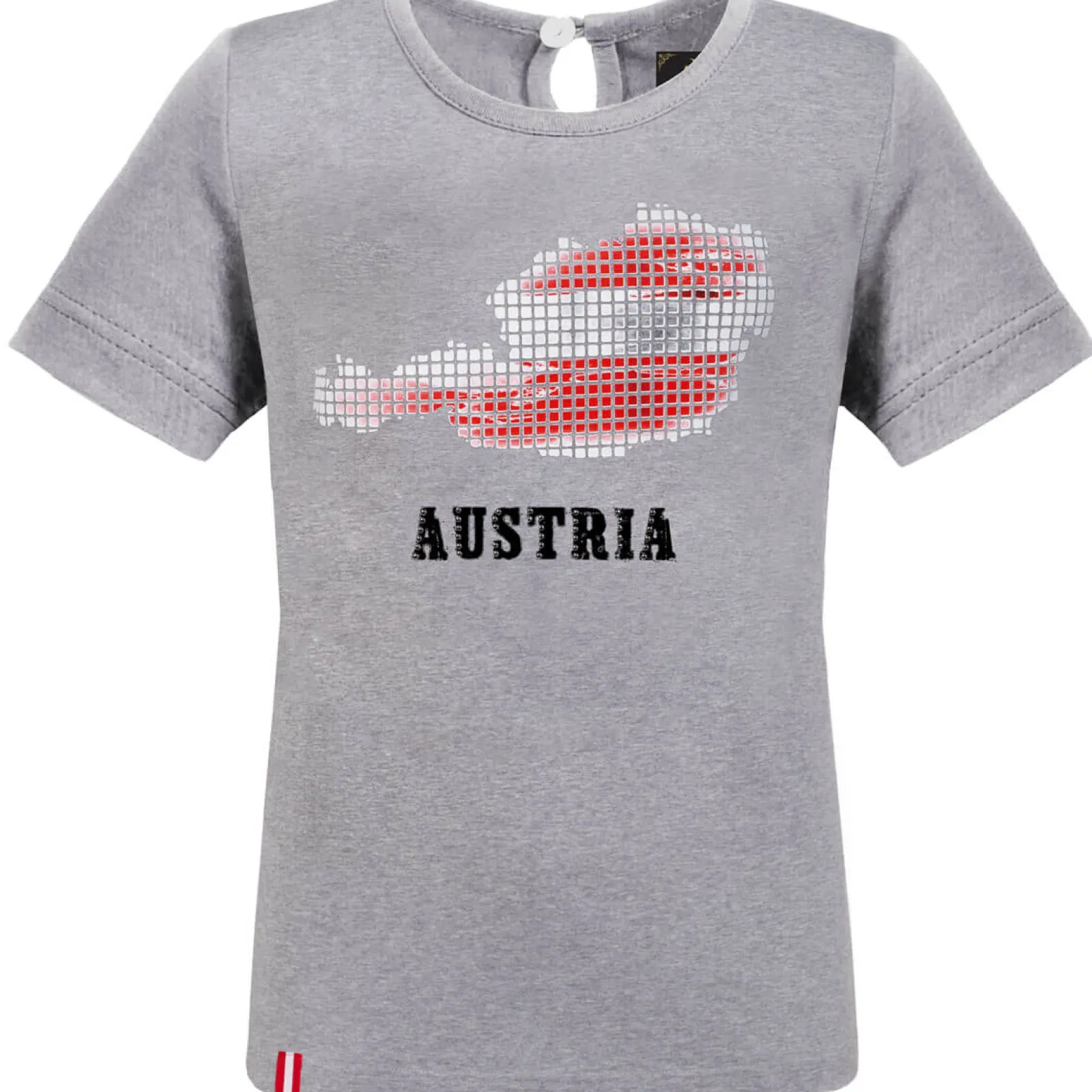 Zillertaler Trachtenwelt Kinder T-Shirt "Österreich", Grau Clearance