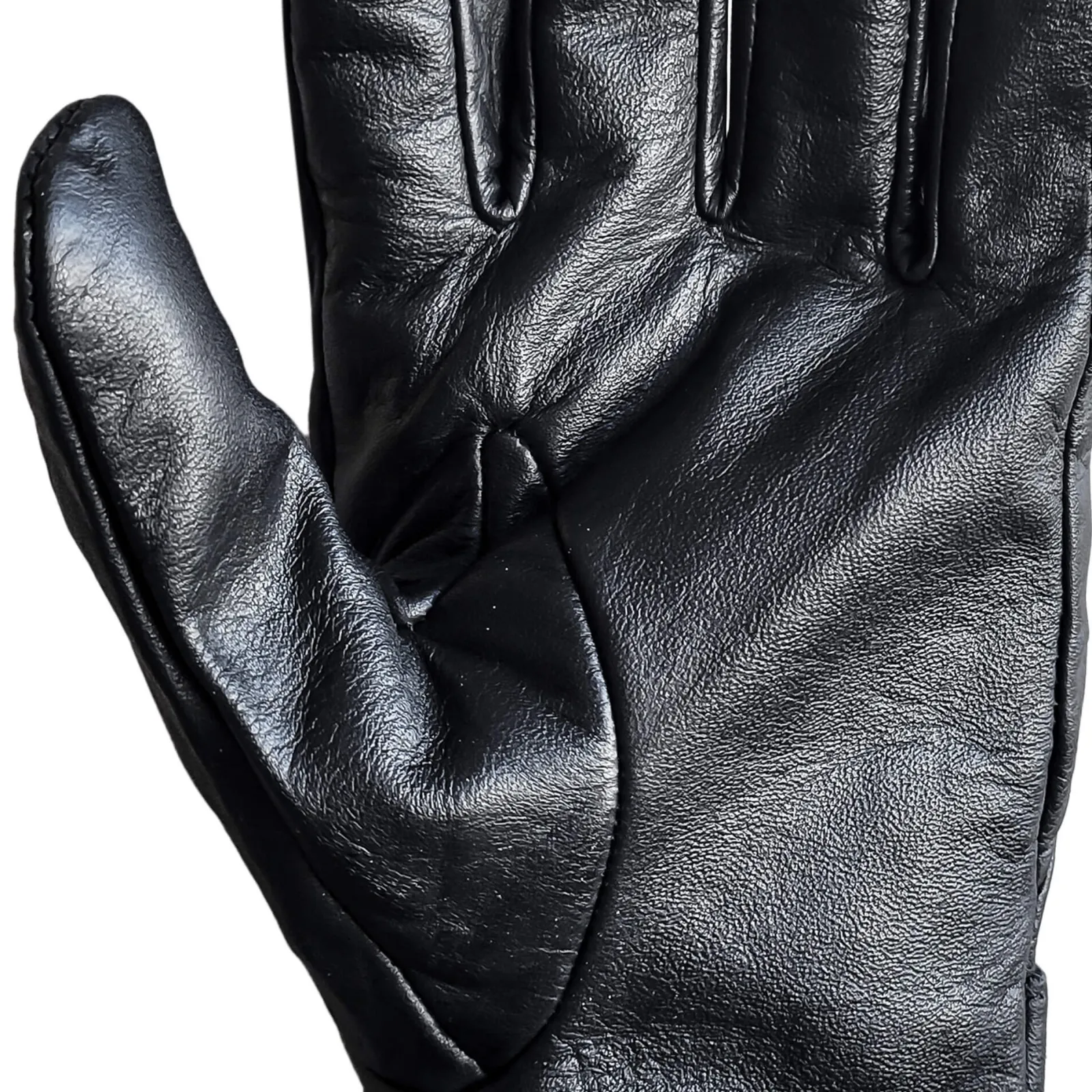 Zillertaler Trachtenwelt Lederhandschuhe, Schwarz Best
