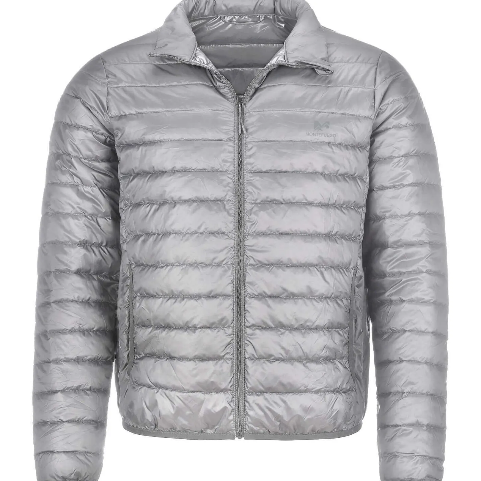 Zillertaler Trachtenwelt Unisex Daunen-Optik-Steppjacke, Grau Shop