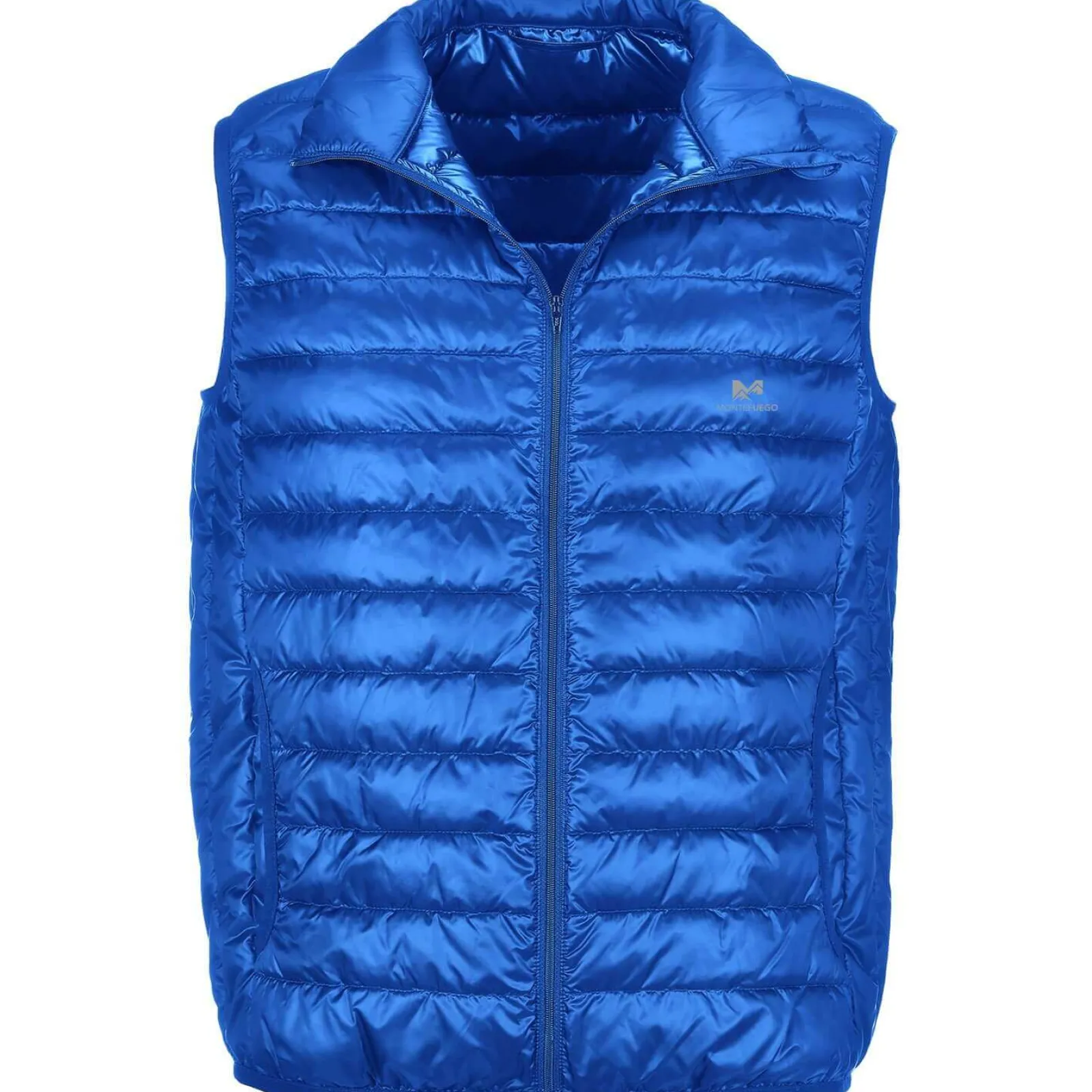 Zillertaler Trachtenwelt Unisex Daunen-Optik-Steppweste, Blau Cheap