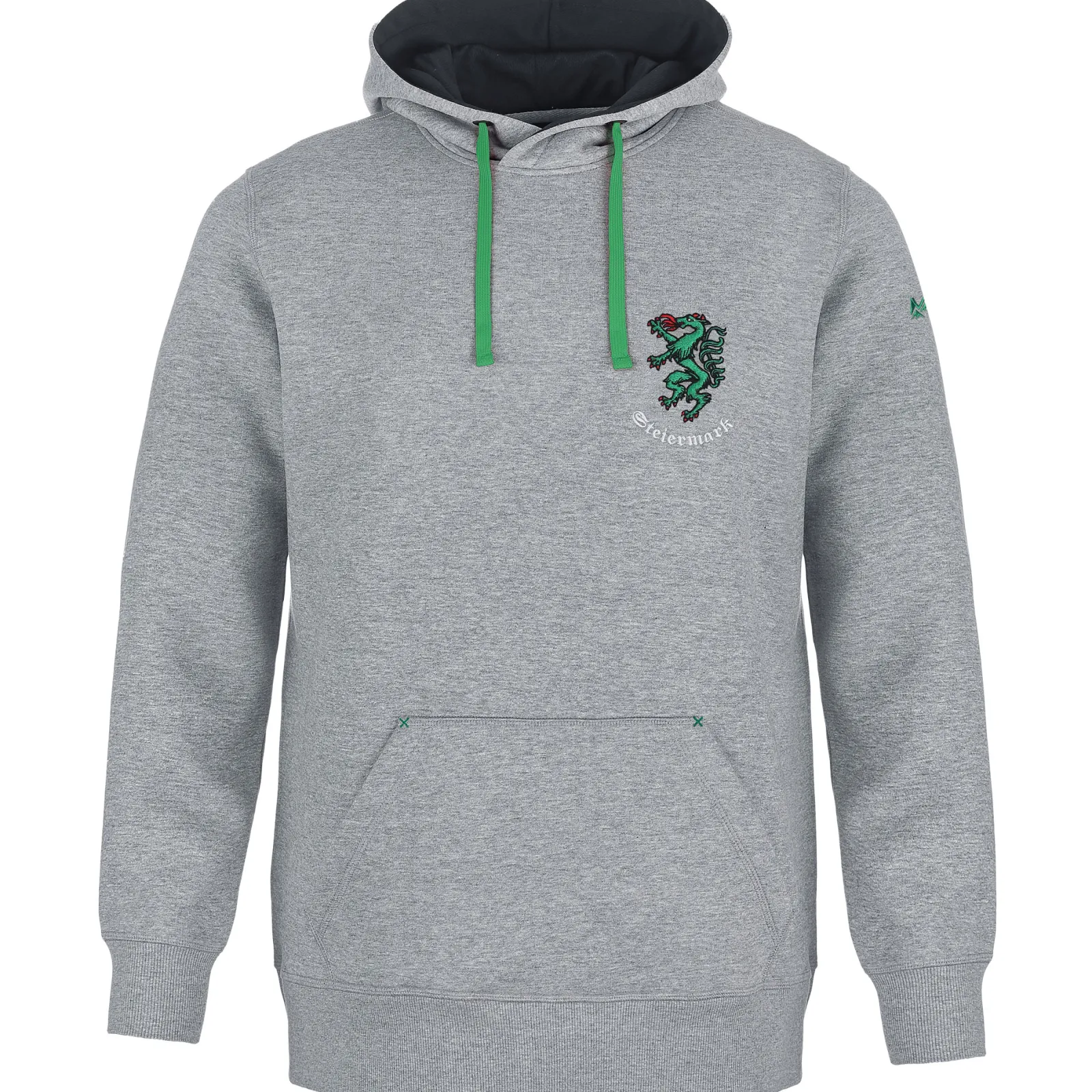 Zillertaler Trachtenwelt Unisex Hoodie "Steiermark", Grau Best Sale